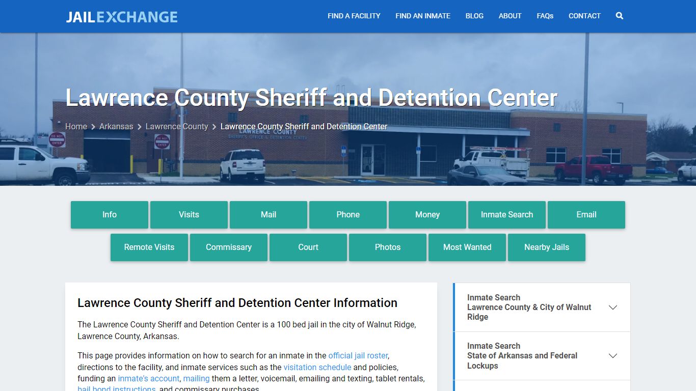 Lawrence County Sheriff and Detention Center - Jail Exchange